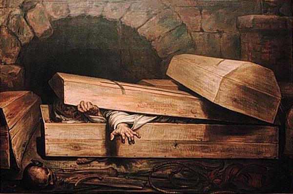 Antoine Wiertz The Premature Burial oil painting image
